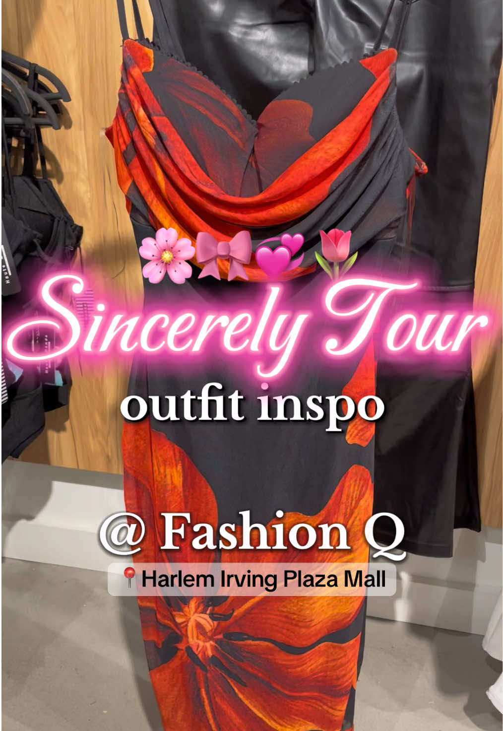 Hey #Chicago #Kuchis!!! Only 24 more days! Need inspiration for your #SincerelyTour outfit?? Check out #FashionQ at Harlem Irving Plaza Mall! #kaliuchis 