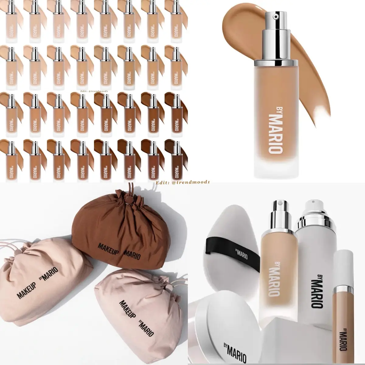 🤎 #SurrealSkin Natural Finish Foundation $48 A foundation with a natural finish and weightless medium coverage that smooths and blurs for a second-skin effect, provides all-day shine control and up to 16 hours of hydration. Not shiny or overly matte, a buildable formula feels comfortable all day. It’s non-drying and locks in moisture while increasing skin’s hydration over time. Sweat- and humidity-resistant, fragrance free. 32 shades  🤎SurrealSkin Makeup Bag $15  3 different colors  Will be available ➡️ September 4 on their website  #makeupbymario / Sephora  LINK in BIO  Those bags are cute! 😍 What’s on your list? 🤎✨XO #TRENDMOOD #newmakeupproduct #beautynews  