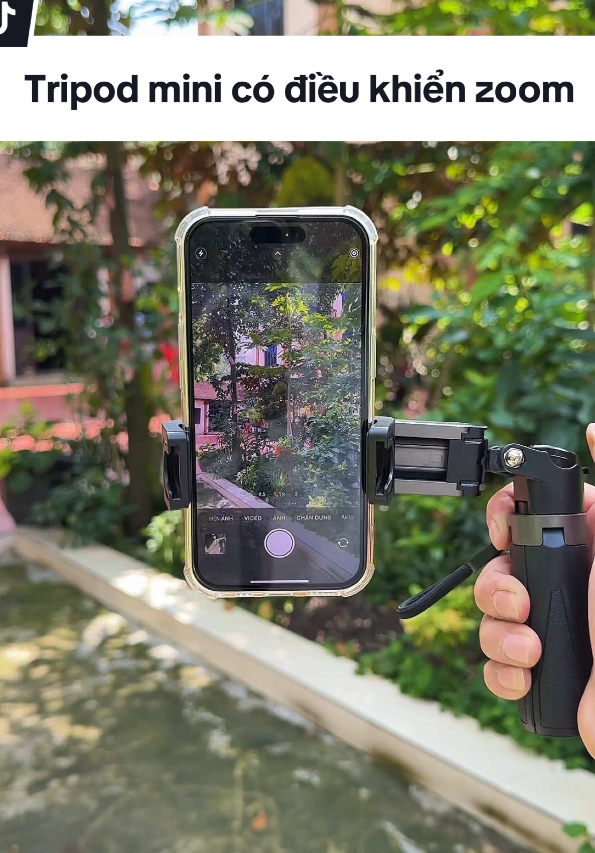 Tripod mini P15T có điều khiển zoom lấy nét lật cam trước sau#chuanmylinh #p15t #tripodmini #dieukhienzoom #remotezoom 