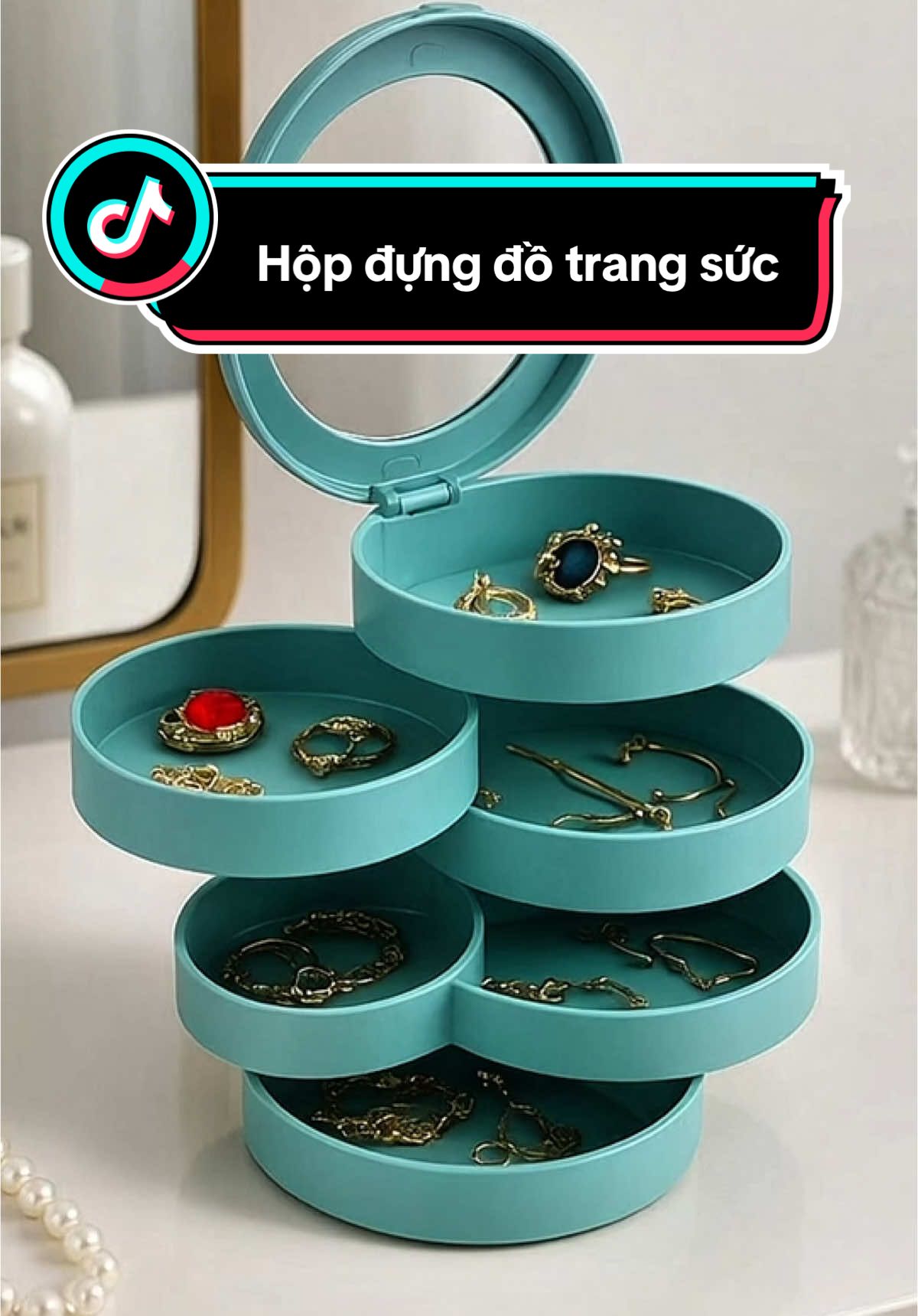 Hộp đựng đồ trang sức#xuhuong #thinhhanh #tiepthilienket #đogiadungtienich #xuhuongtiktok 