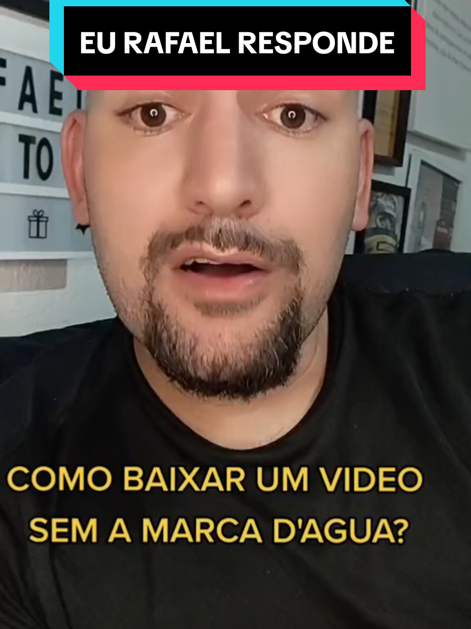 Como baixar 1 vídeo do TikTok sem a marca d'água? #efeito #eurafaelresponde #marcadgua 