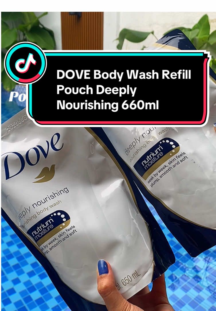 DOVE Body Wash Refill Pouch Deeply Nourishing 660ml #creatorsearchinsights #dovebodywash #tiktokaffiliatemarketing #tiktokaffiliate 