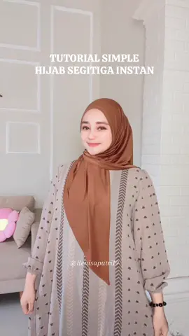 Tutorial segitiga instan @saputri #tutorialhijab #segitigainstan #segitigainstanjersey 