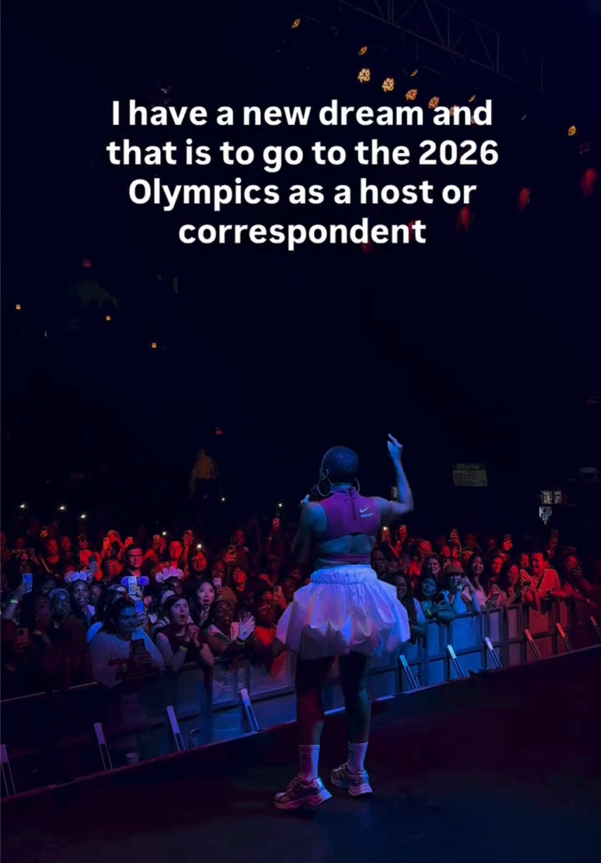 The dream I couldn’t keep to myself #MOlympics 🥇🤞🏾 The other night at the @Bop to the Top Tour, I shared my vision with 2,000 people. Why? Because I don’t believe we’re here to play small. We’re here to take up space, live out loud, and dream new dreams at any age. I’ve always been obsessed with the Olympics, but I never saw a way to be part of the magic until now. From becoming the first-ever UN Youth Champion to earning a Daytime Emmy nomination for hosting my original series #GimmeMo, my life has been about creating the lane that didn’t exist. This dream is no different. And the story isn’t finished yet. ❄️🚀 #molympics #olympics #figureskating 