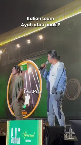 Aku pilih ayahnya ... maaf ya Restu🙏🏻  nunggu Restu mateng dulu 😀 Tapi Restu jg keren performnya 👍🏻, support Restu utk berkembang#setiaband #setiaku #charlievanhouten #restuvanhoutten #asmarasetiaband 