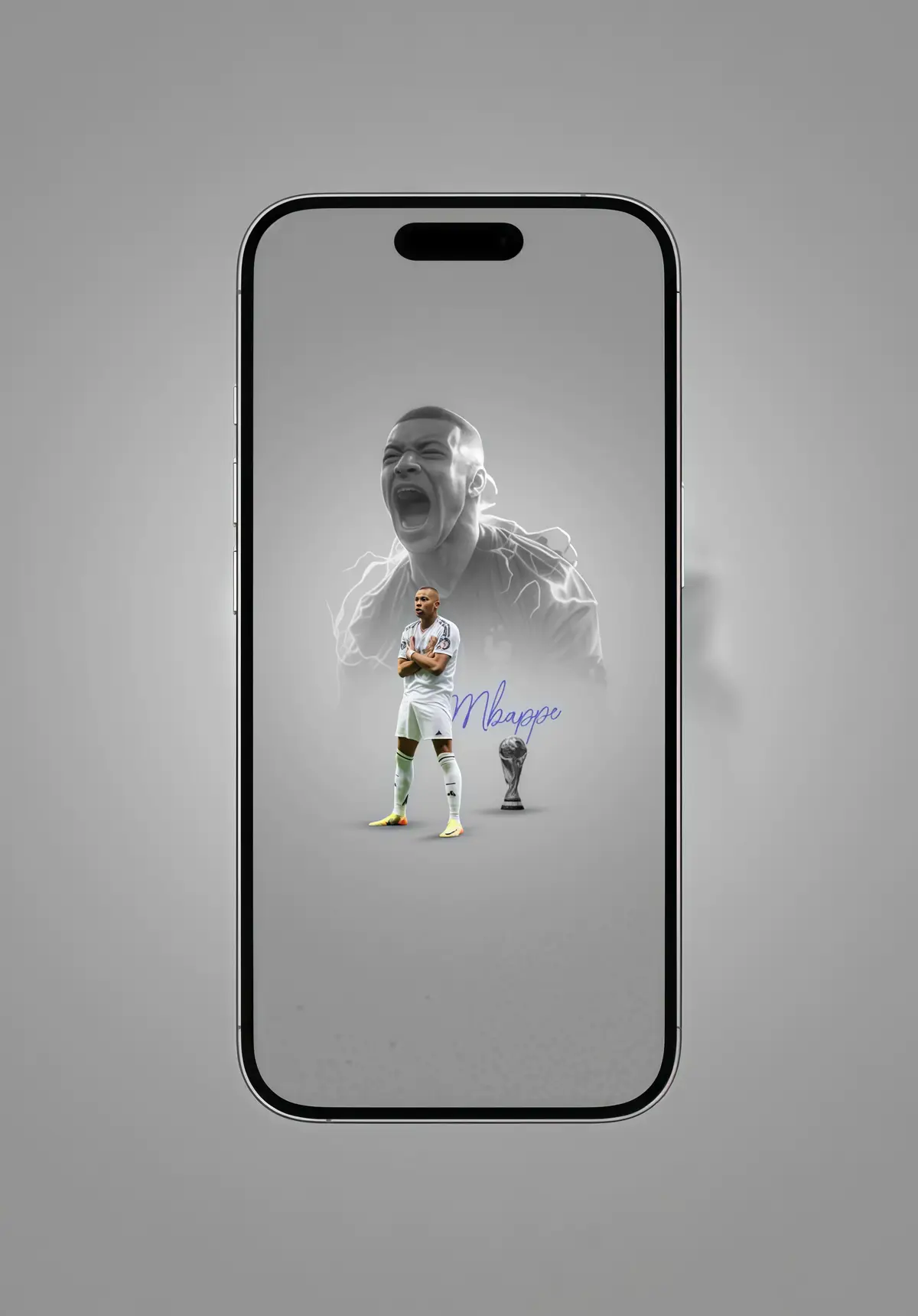 Kylian Mbappé ⚪️👑 #wallpaper #4k #Realmadrid #mbappe #fyp 