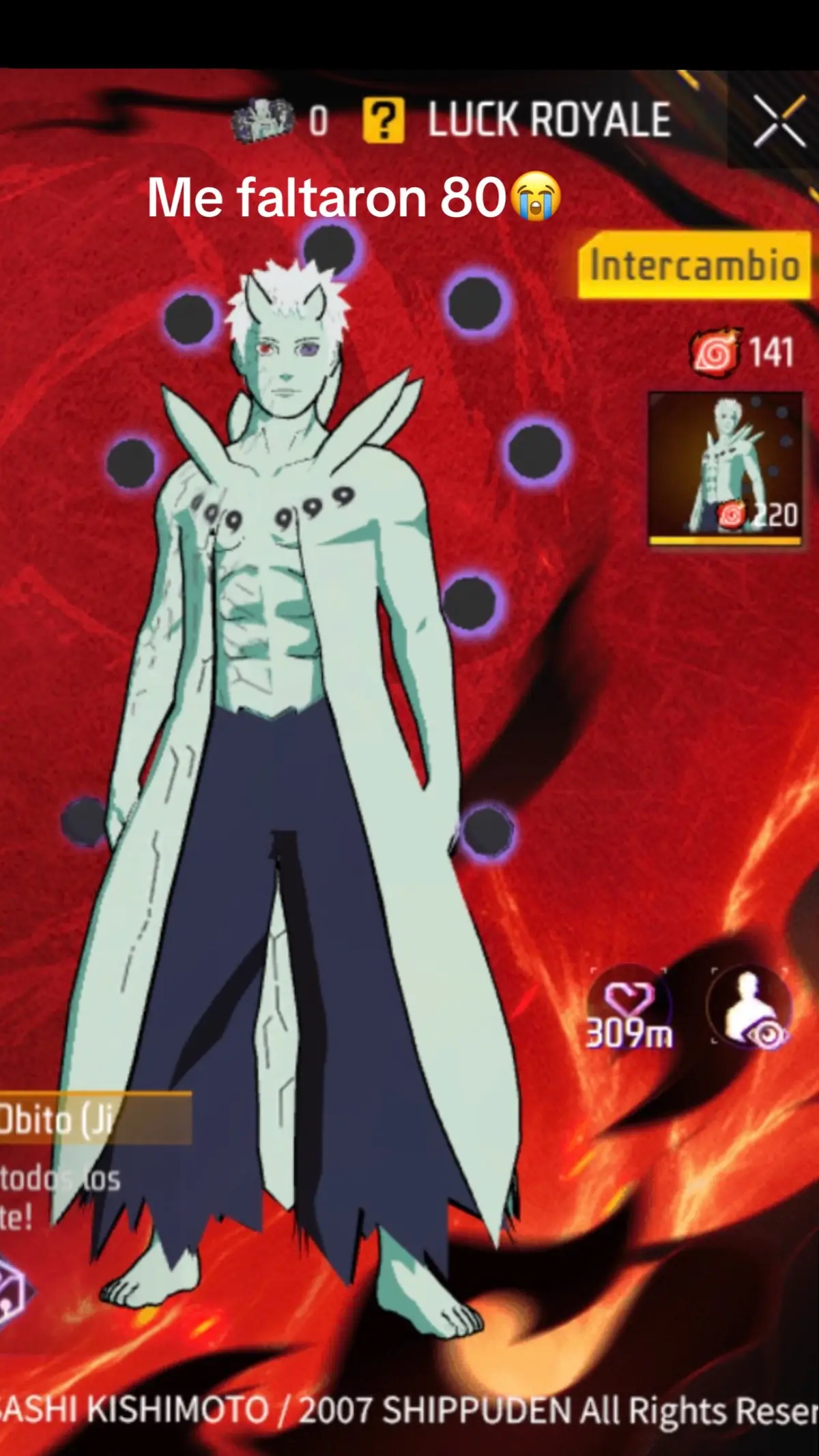 #freefire #naruto #obito #fyp #narutoshippuden 