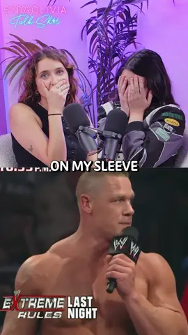 POV: a guy asks if he can show you something on YouTube ❤️ New episode of Syd & Olivia Talk Sh*t extended and uncensored on Patreon now ;) #johncena #WWE #podcastclips