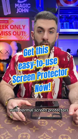 “Try this screen protector once, and you’ll love it—because it’s just that easy. Snap it on, and in 15 seconds, you’re done!”#MAGICJOHN #foryoupage❤️❤️ #losangeles #screenprotector 