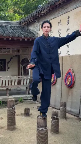 Seek tranquility in ease, gain wisdom in tranquility.#kungfu #taichi 
