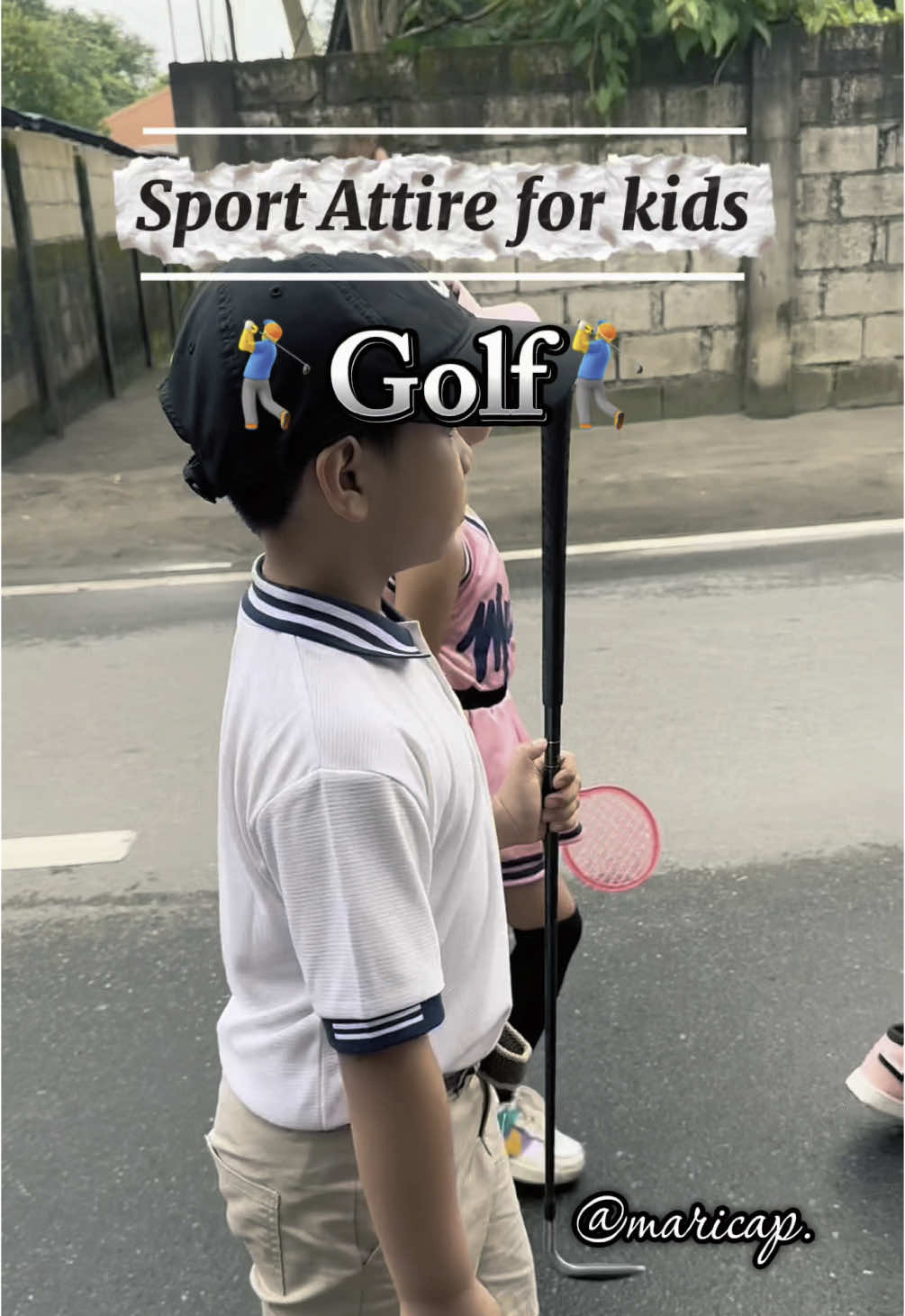 Sport Attire for kids ♥️ Golf Ootd 🏌️‍♂️ #CapCut #intrams #golfattire #sportattire #kidssports #golf #golfootd #fy #fyp #trending #affiliatemarketing #OOTD #kidsootd 