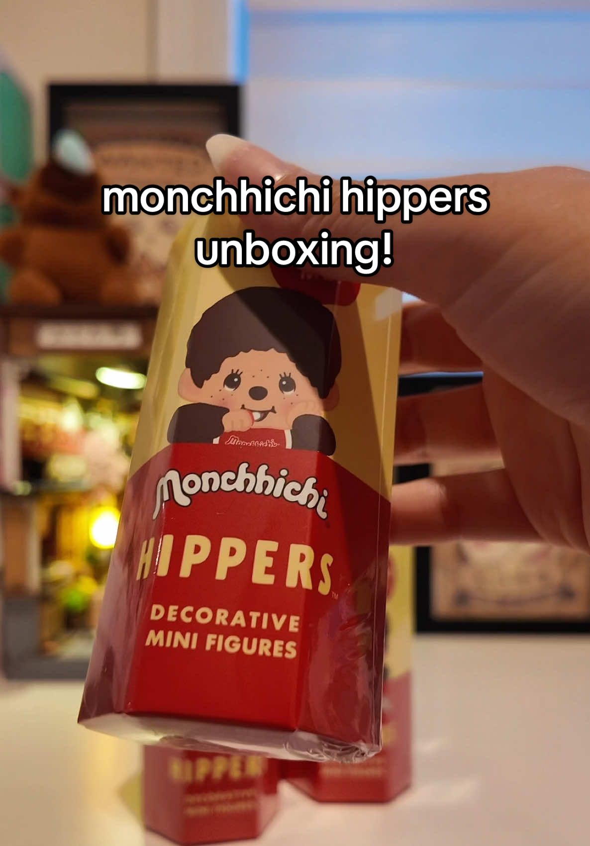 back with another blind box unboxing fr. Monchhichi hippers! These are just too cute- try on vid coming soon!!  #monchhichi #monchhichihippers #sonnyangel #blindbox #hippers 