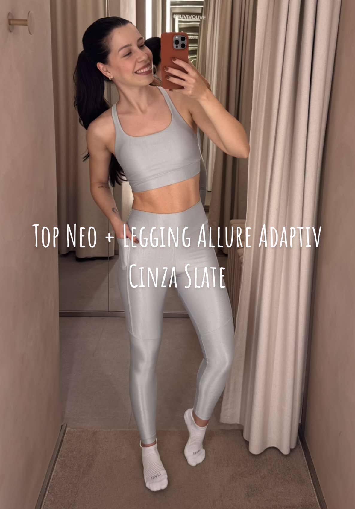 @Laura indica LIVE! 🏷️ Cupom: LAURASG p/ 10% de desconto e frete grátis no site da @LIVE!  #cupomlive #cinzaslate #legginglive #legging #allure 