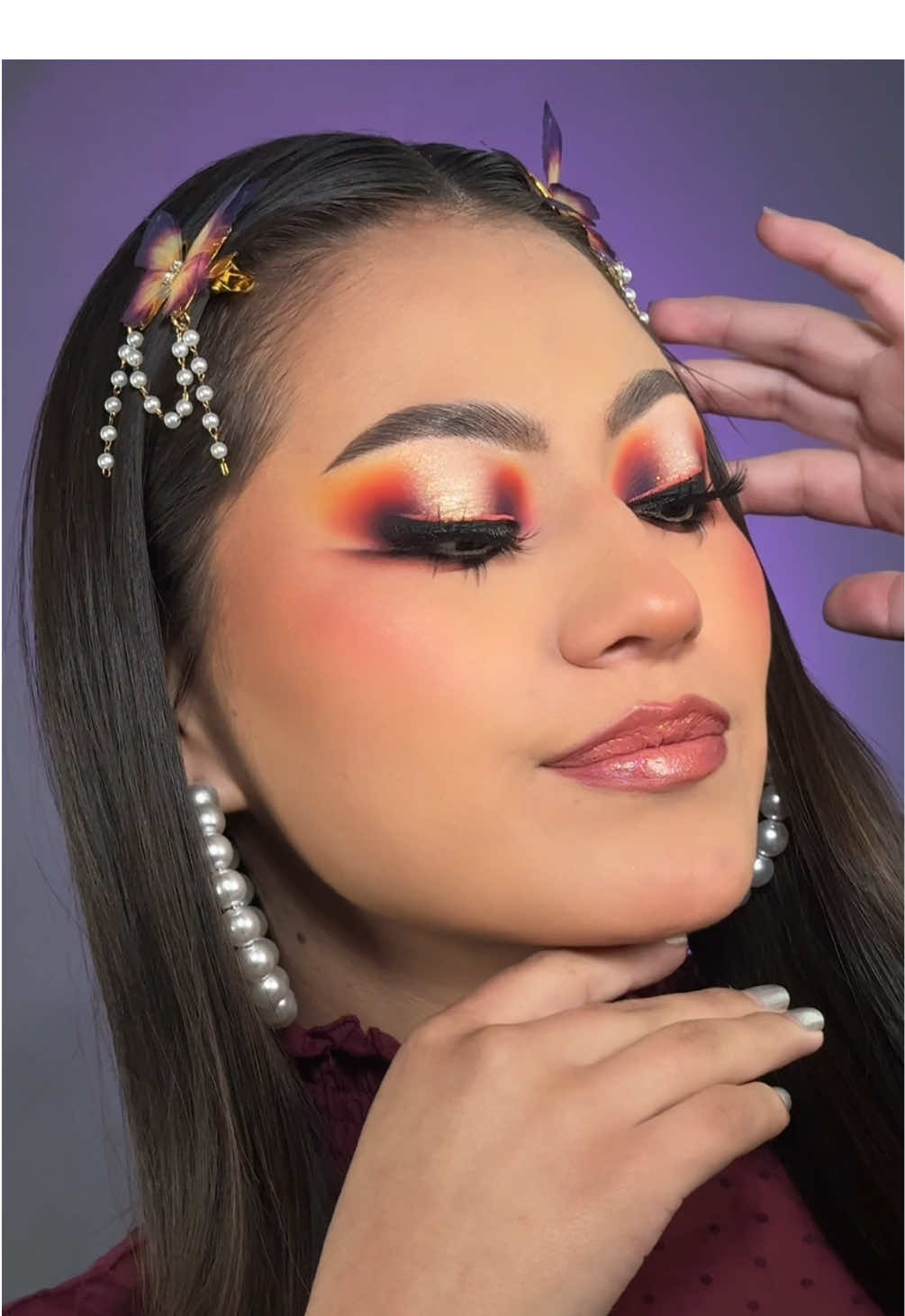 Tercera demostración Upgrade Mua de @LeticiaAguirreBeautyAcademy  Técnica de ojos: Ahumado luz ❤️‍🔥 Técnica en piel: iluminada ✨ Modelo: @rashel_arleth  #fullglam #fullglammakeup #maquillajeprofesional #leticiaaguirrebeautystudio #maquillajelapazbolivia 