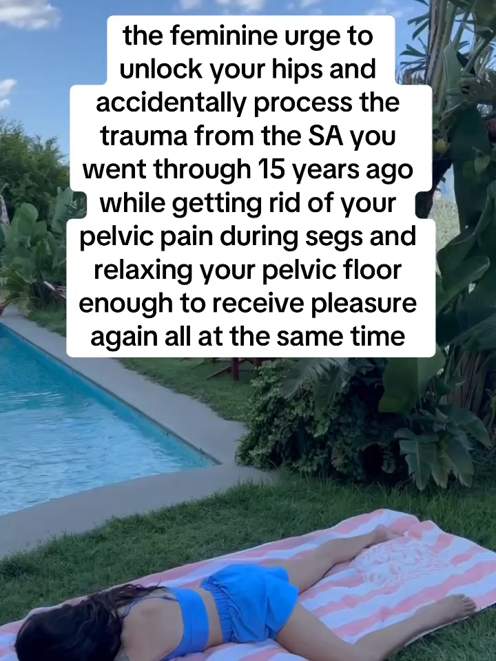 you can have much better segs after you unlock your hips and release the stress out of your body👇🏼 too much stress doesn’t just make you tired, irritable, and anxious, it directly suppresses your segs horomones (estrogen, progesterone, testosterone) that’s why long-term stress leaves you with low desire, trouble getting ar0used, and segs that feels like “work” instead of pleasure... on top of that, stress makes your muscles brace, and your hips and pelvic floor (the areas of your body tied to segs and safety) often hold the most tension when you release the excess stress out of your body and unlock your hips segs transforms... desire feels natural instead of forced ar0usal comes fasted because your body isn’t stuck in defense mode Os feel deeper and more full-bodied thanks to improved circulation and nervous system regulation you connect more fully with your partner because your body feels safe enough to open, receive, and enjoy... do you want to release the stress out of your body, unlock your hips, and have much better segs? get guided through the step by step (of the release and the unlock only haha)👇🏼 release stress & stored trauma 🔗 on profile 💖✌🏼💖 - - - #intimacy #connection #hiprelease #stressrelease #stresshealing