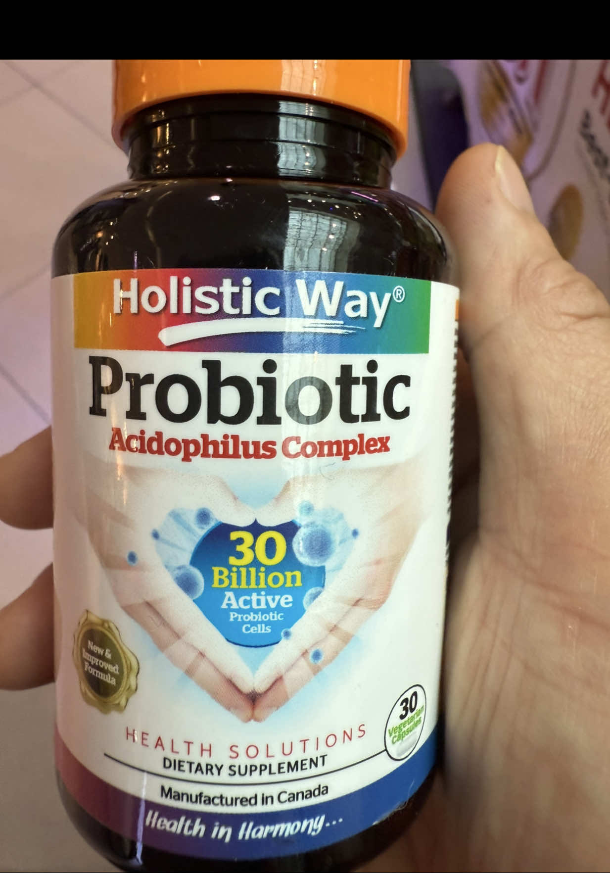 PROBIOTIC 30 Billion Acidophilus Complex Restores Balance Of  Gut Microbiota Relieves Bloating & Discomfort Smooth Bowel Movement #CreateToWin #health #supplements #healthy #probiotics 