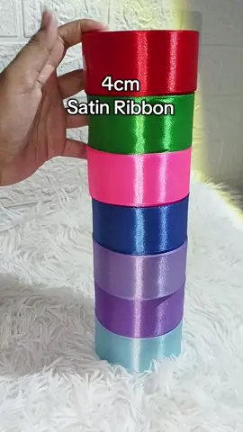 Mag stock kana habang hindi pa nagkakaubusan😍💐 #satinribbon #4cmsatinribbon #satinribbonbouquet #flowerbouqet  #satinflowerbouquet 