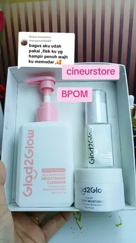 Membalas @maryamah8680  Glad2glow paket 3in1 Dark spot  #glad2glow #darkspot #brightening 