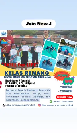 #KELAS RENANG 🏊‍♂️ 