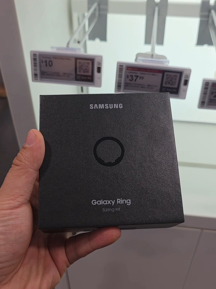 Find your Samsung Galaxy Ring Size at Best Buy, a Samsung Experience Store, or the closest mobile carrier store Accurate Fit – Includes sample rings (sizes 5–15) to test for comfort and sensor accuracy. #SamsungPartner #GalaxyRing #GalaxyRingSizingKit #GalaxyDevice  @SamsungUS 