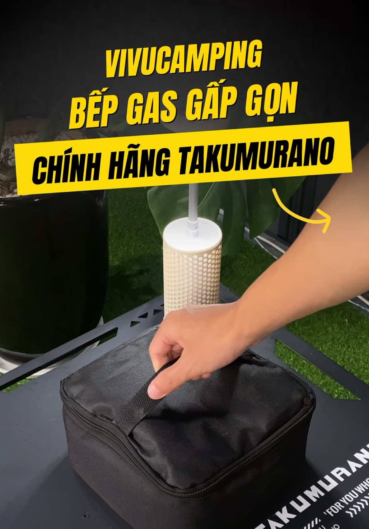 Bếp gas gấp gọn Takumurano công suất lớn 4800W  #docamping #vivucamping #xuhuong2025 #virial #camping 