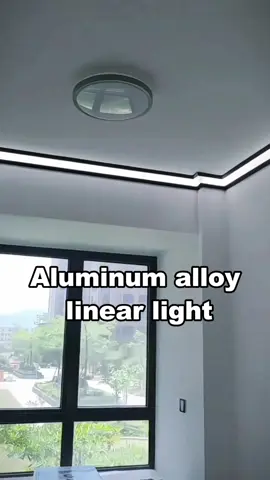 Surface-mounted aluminum alloy imitation gypsum linear lamp. #lamp #light #led #smarthome #lightingdecor #homedecor #lightingdesign #lampdesign #interiordesign #lampfactory #ledstriplights #ledstrips #DIY #installation #designer #architect #architecture #instagood #Home #atmosphere #aleadhome #aleadlighting 
