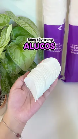Bông tẩy trang ALUCOS tròn combo 3 gói 450 miếng 6.9.k. Ê rẻ mà dùng ok nha #alucos #bongtaytrangalucos #bongtaytrang #taytrang #unboxing 
