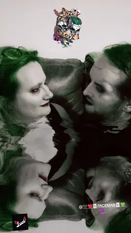 #🖤❤️Luci🃏FACEMAN💜💚 #♠️🃏💜madlove💚🃏♠️ #joker #harleyquinn #luci❤️sahar 