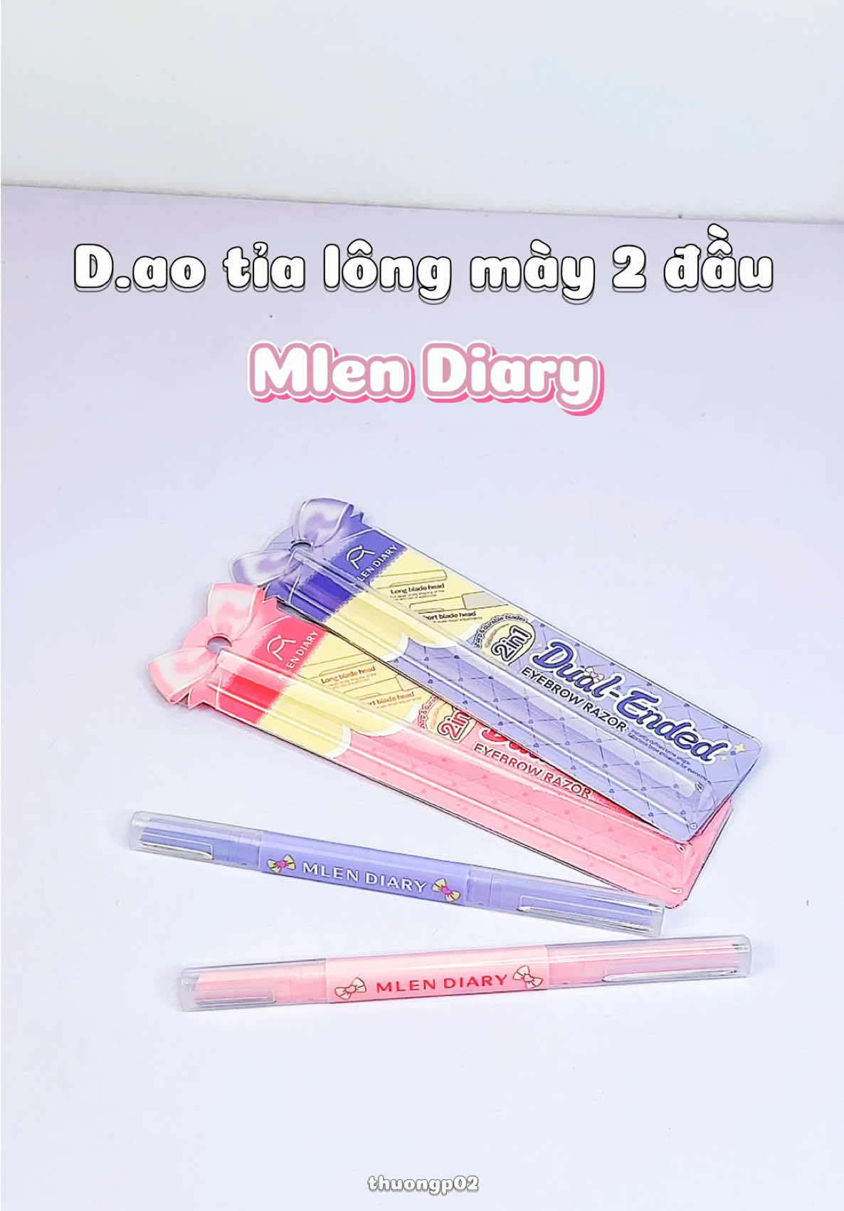 Dao tỉa lông mày 2 đầu Mlen Diary  #daocaochanmay #mlendiary #makeup #makeuptransformation #goclamdep 