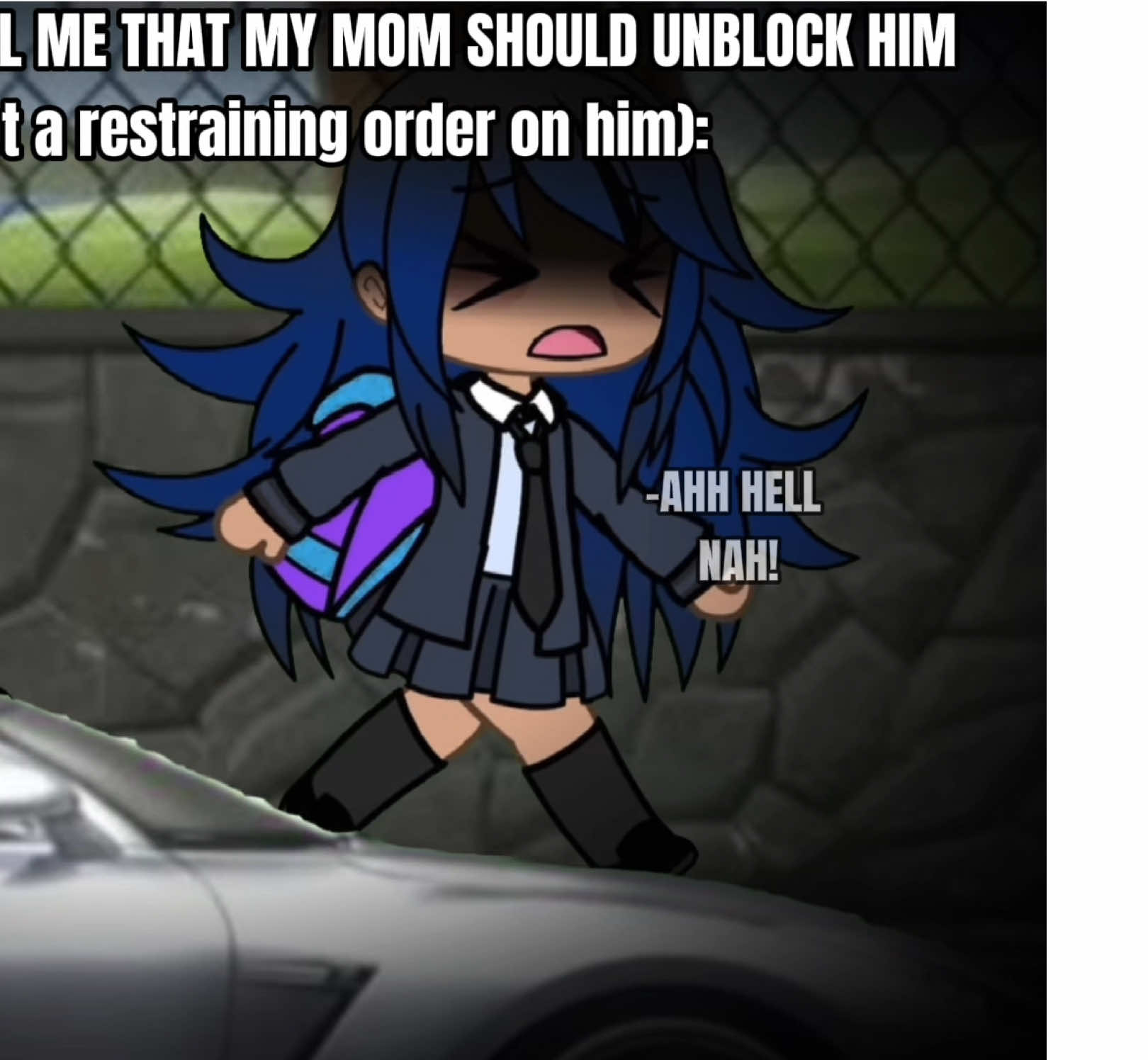 He’s so weird. He’s so obsessed with my mom. My mom doesn’t even want to see him.. #gacha #scared #fyp #edit #hatemydad 