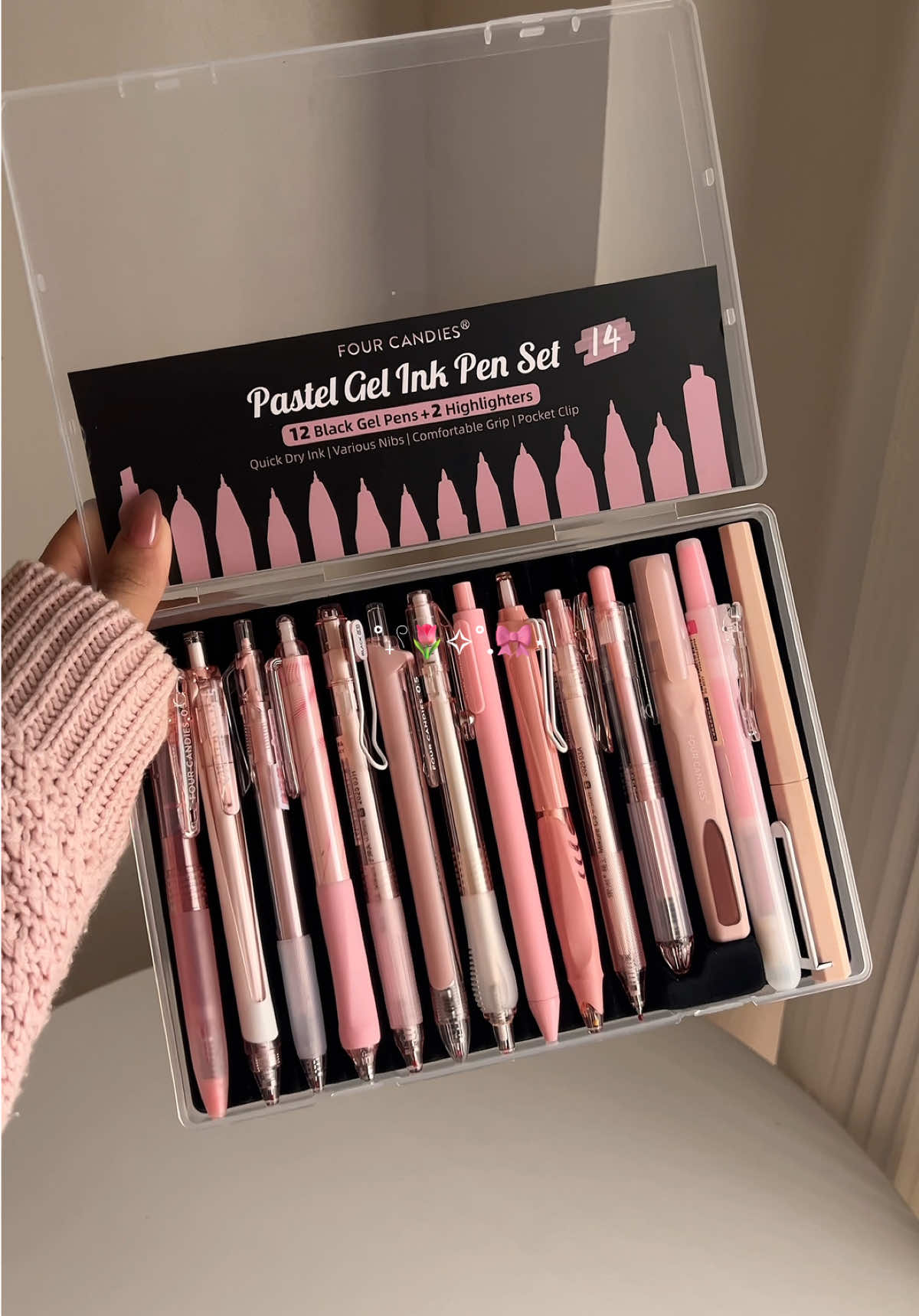 pastel gel ink pen set 💞 #gelpen #pinkaesthetic #ballpen #giftideas #pen 