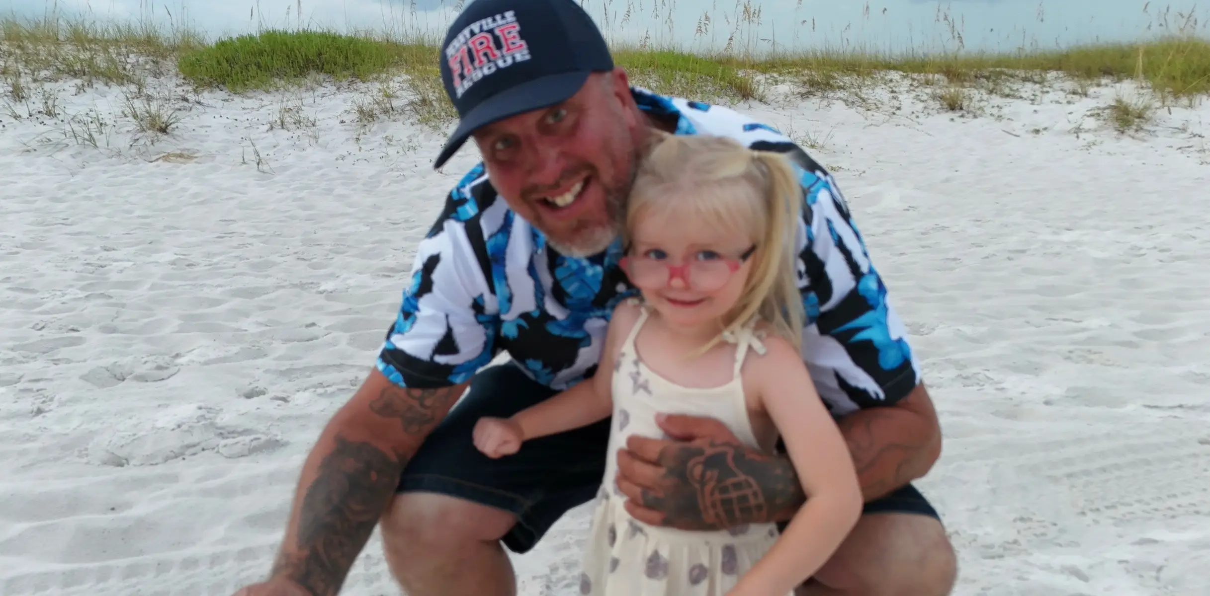 God knew I needed a granddaughter and he blessed me with the one I needed in my life!  She’s the joy of my life, Pawpaws little Jayda!! #blessed #granddaughter #fyp #firefighter 