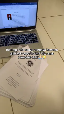 anak semester akhir pasti relate 😭#semesterakhir 