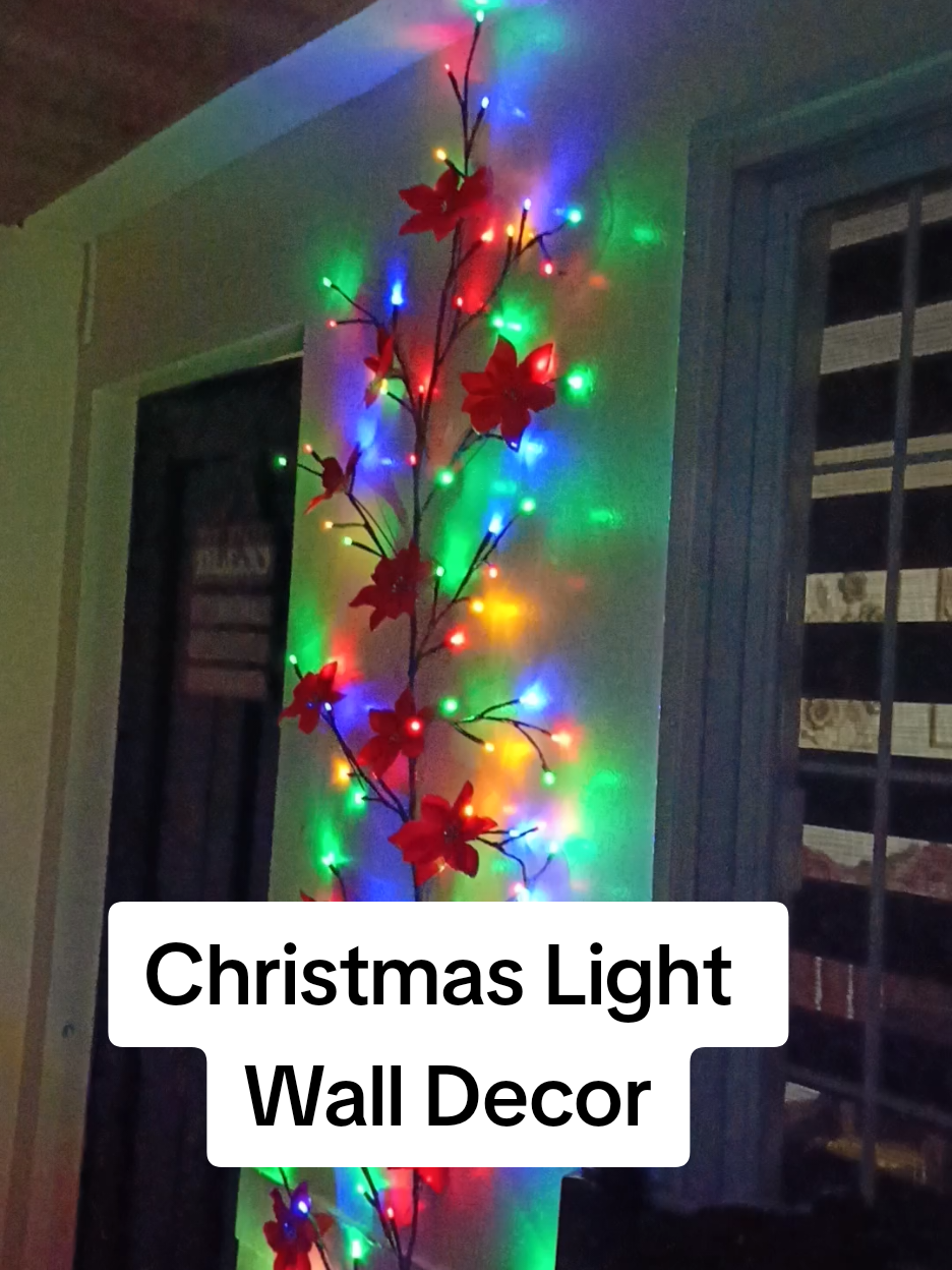 Christmas light Wall Decoration #christmaslight #walldecoration  #homedecor #tiktokfinds   #fyp 