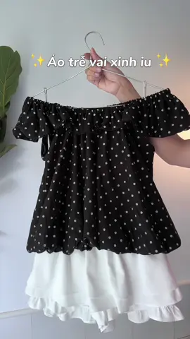 Áo trễ vai xinh #aotrevai #aoxinh #xuhuong #review #OOTD 
