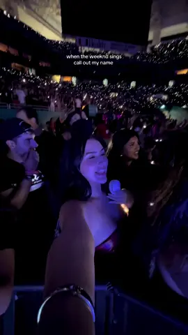 i thought he was singing to only me #calloutmyname #theweeknd #theweekndconcert #afterhourstildawnstadiumtour #miami 