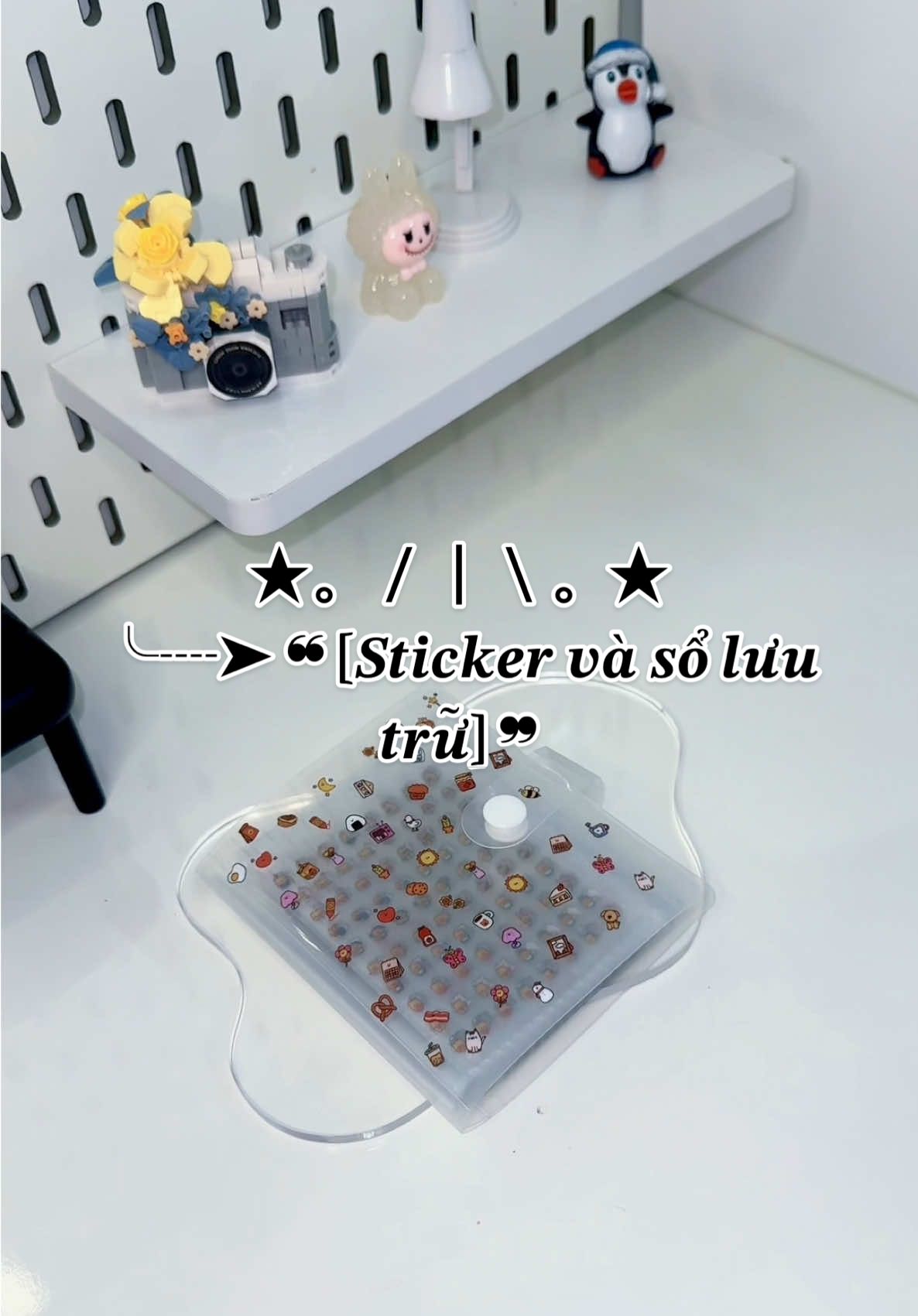 4800 sticker và sổ lưu trữ sticker tha hồ dán #unboxing #review #fypシ゚ #sticker 