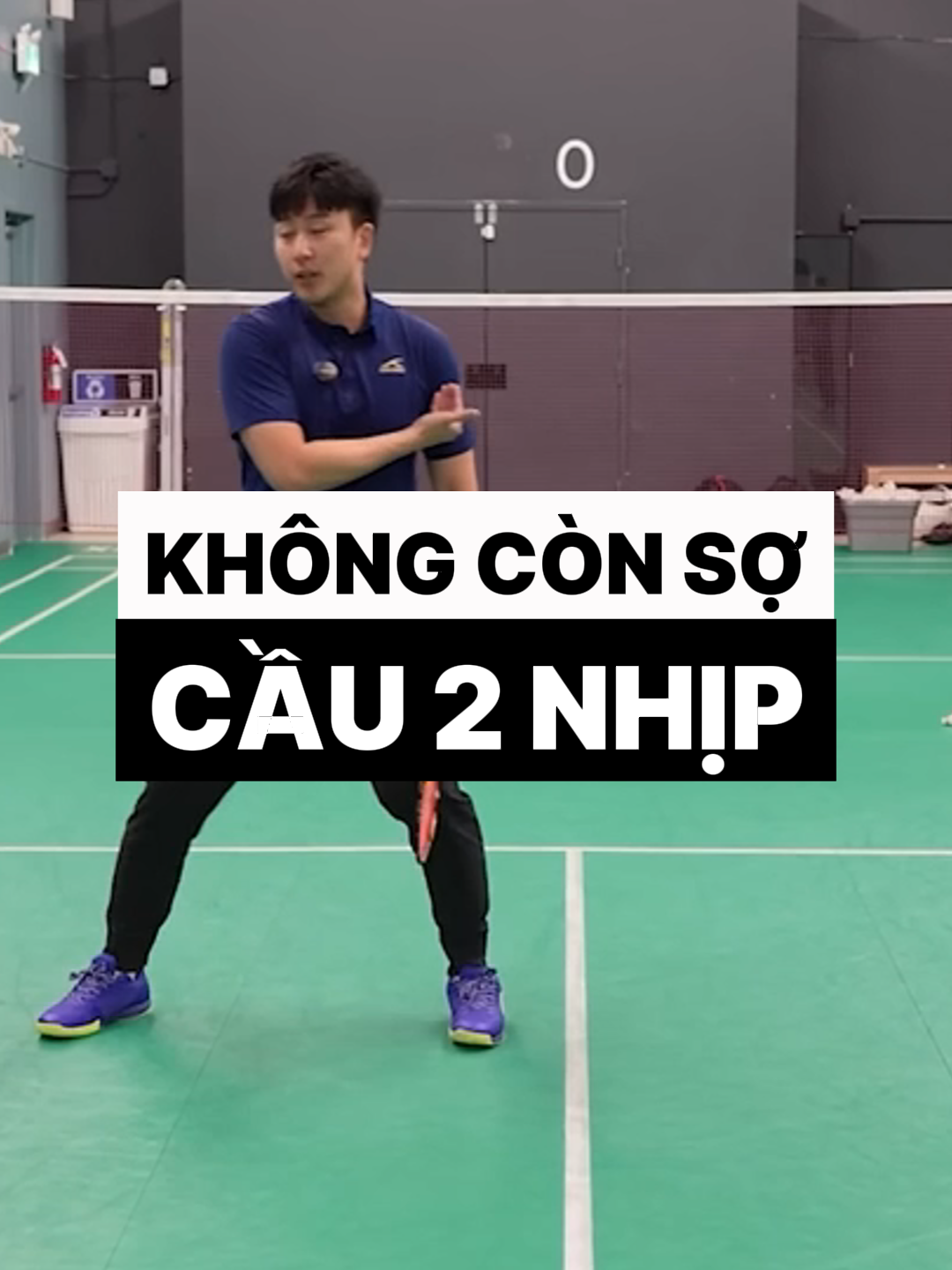 Lỗi 4: Không ở vị trí trung tâm hoặc di chuyển trước khi đối thủ đánh cầu. Những mắc lỗi này thường dễ bị lừa cầu 2 nhịp #fyp #badminton #caulong