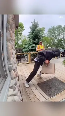 Somebody took my packages and this man was trying to do his job #tomuch 