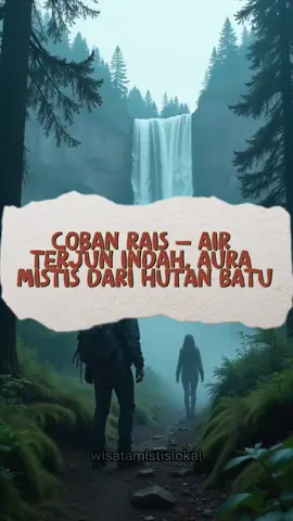Coban Rais di Batu, Malang. Indah dengan air terjun dan wahana modern, tapi katanya jalurnya dihuni makhluk gaib. Kirim ceritamu ke @wisatamistislokal, cerita nyata terpilih dan ditayangkan akan mendapatkan hadiah dari admin. #wisatamistislokal #ceritamistis #kisahnyata #cobanrais #batuhits 