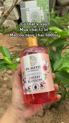 Mua 1 chai to 1,1 lít sữa tắm tặng thêm chai 500ml luôn nha Giá và quà có thể thay đổi khi hết chương trình khuyến mãi #tiktok #suatam #purite 