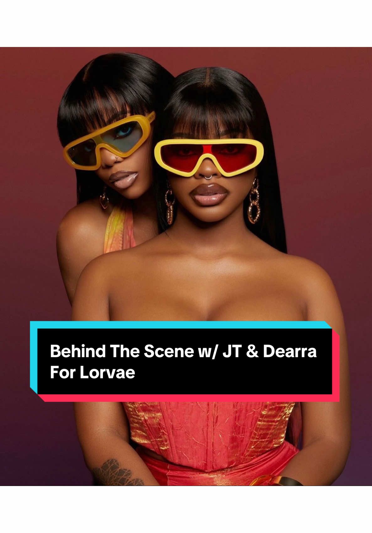 Behind The Scene w/ JT & Dearra for LORVAE I #Styledbyeburns | #jt #dearra #lorvae #fashionstylist #style #bts #behindthescenes #fyp #creatorsearchinsights 