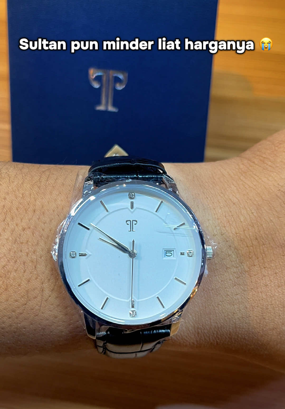 Jam tangan Troy eleanor kulit sapi asli, jam tangan formal pria old money style 👌🏻 #jamtanganpria #jamtangankulit #jamanalog #jamtangancowok #jamtanganklasik 