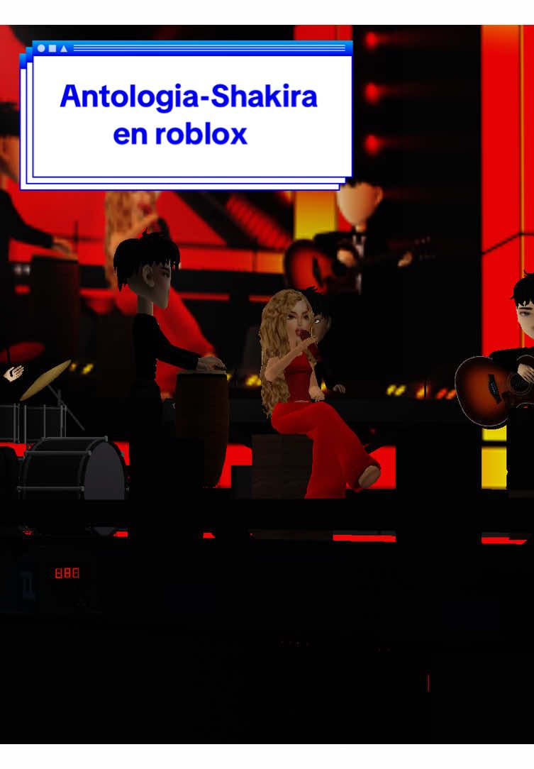 Antología- Shakira ROBLOX  🐺😩 Show 7 de septiembre.  #shakira #viral #shakiraroblox #robloxfyp #Antologia 