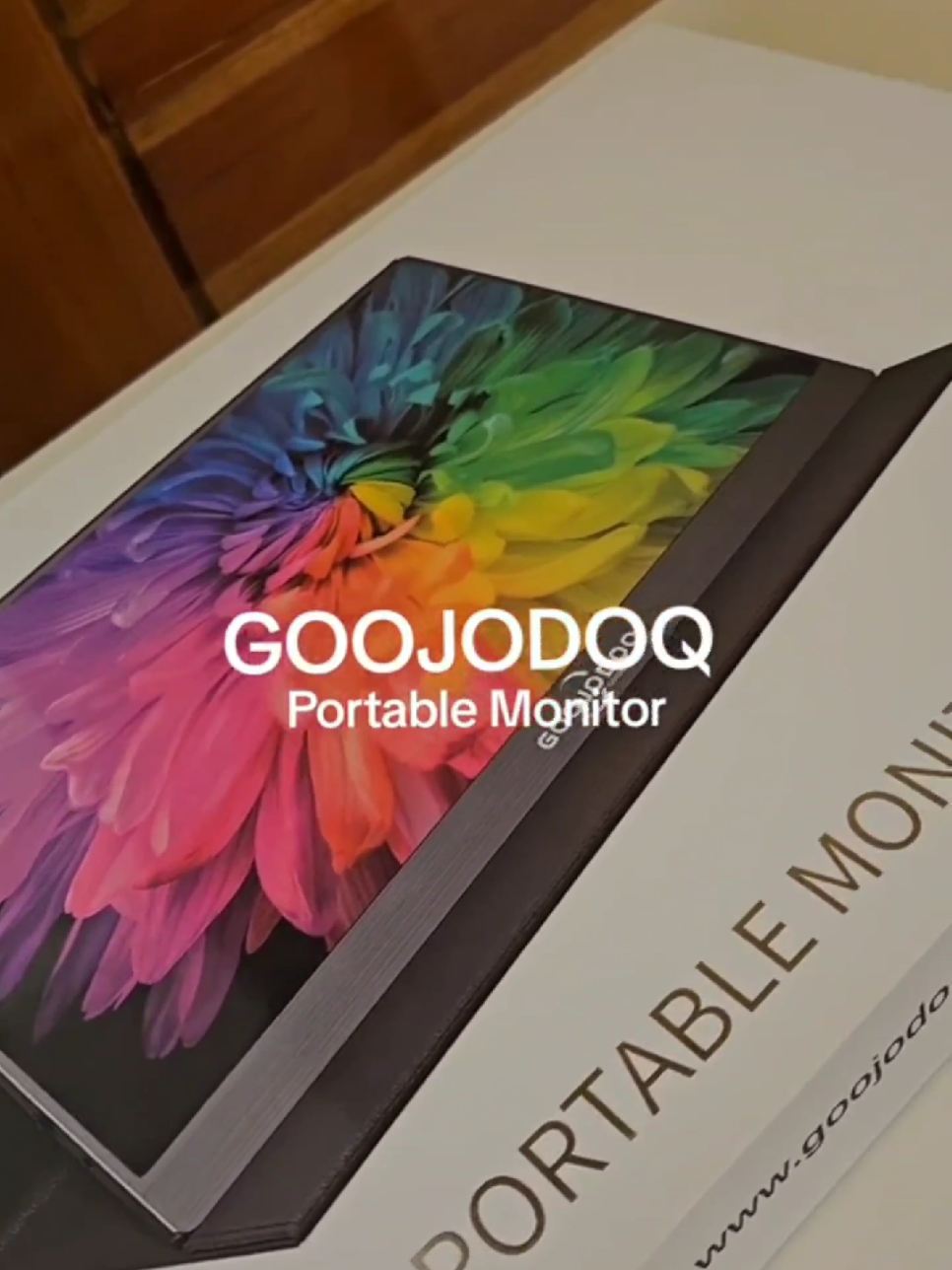 ภาพคมชัด สีสวย น้ำหนักเบา ใช้งานง่าย แค่เสียบก็พร้อม Goojodoq Portable Monitor #fyp #typ #portablemonitor #goojodoq #monitor 