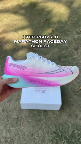 Xtep 260x 2.0  my raceday shoe good for 5km-42km distance #fyp #Running #xtep #raceday 