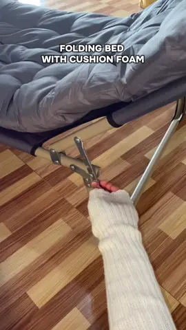 Folding Reclining Bed with Breathable comfortable mattress ✨ #foldingbedwithfoam #foldingrecliningbed #foldingbed #recliningbed #foldablebed #singlebed #tiktokfinds #fypシ゚ #fyppp 