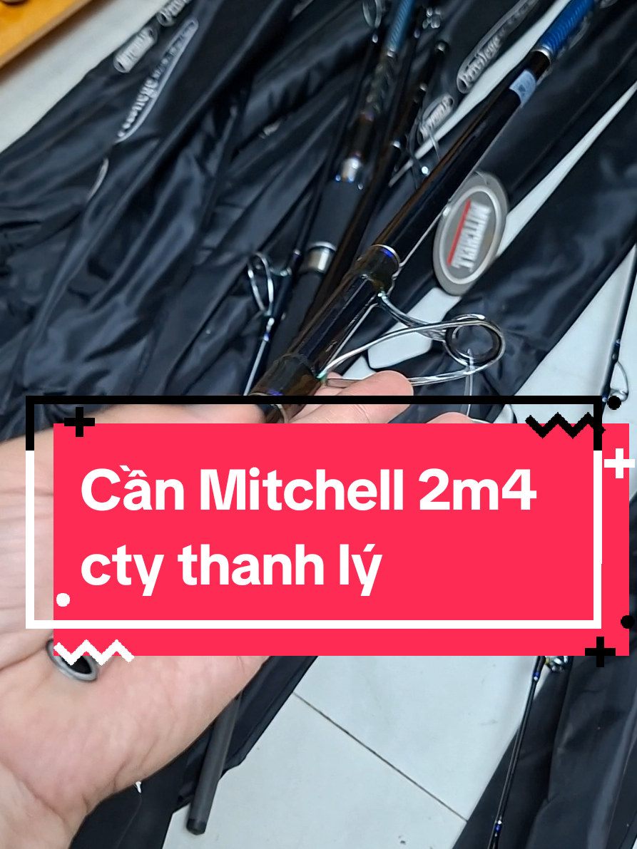 Cần Mitchell 2m4 hàng thanh lý. #mitchell #fishing #xuhuong #caucagiaitri #dendocaugiare 