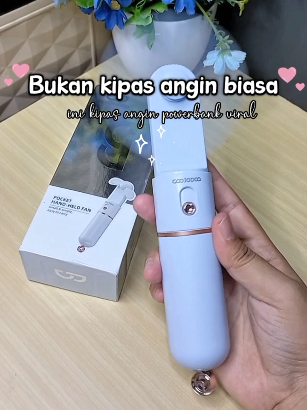 kipas angin powerbank viral dari goojodoq #kipasanginpowerbank #kipasanginportable #goojodoq #fyp 