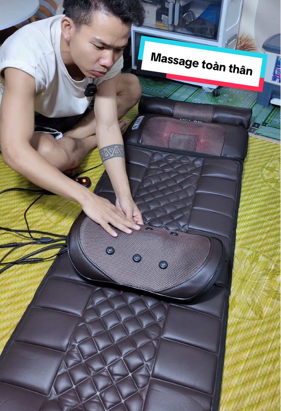 Đệm massage toàn thân đa năng, thảm massage #thammassage #demmasagetoanthan #massage #massagetoanthan #maymasssage 